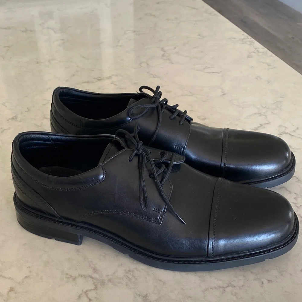 Nunn Bush Black Cap Toe Derby men’s size 10 M
